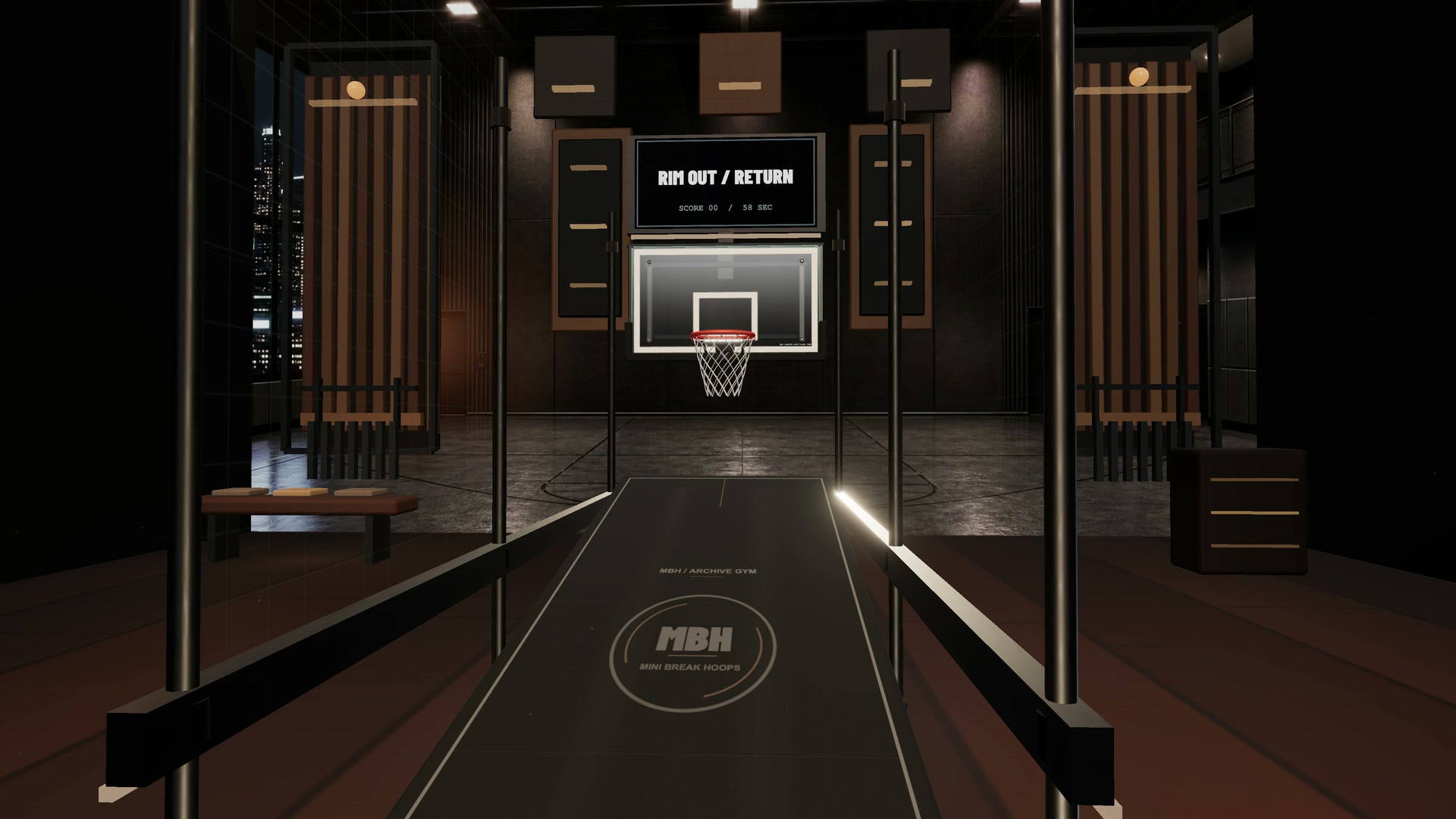Mini Break Hoops Build 7 gameplay on Court 01