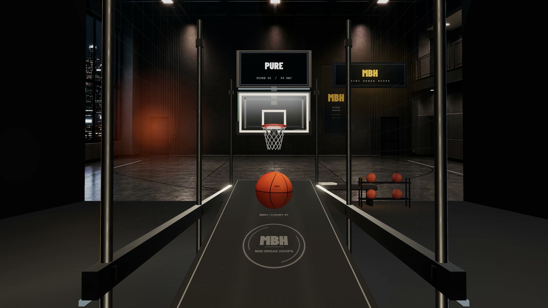 Clean Build 7 Midnight Run gameplay on Court 01